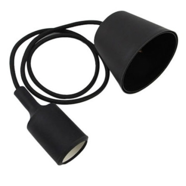 Pendul ΧΑΤΖΗΚΟΝΤΙΔΗΣ ΑΕ, Silicon, 60W, E27, Negru