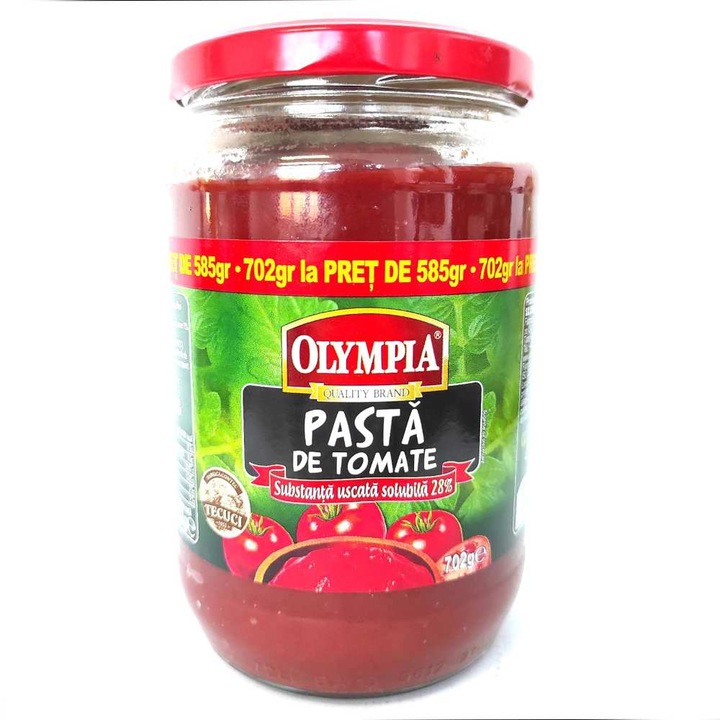 Olympia paradicsompüré, oldható szárazanyag 28% 720 ml