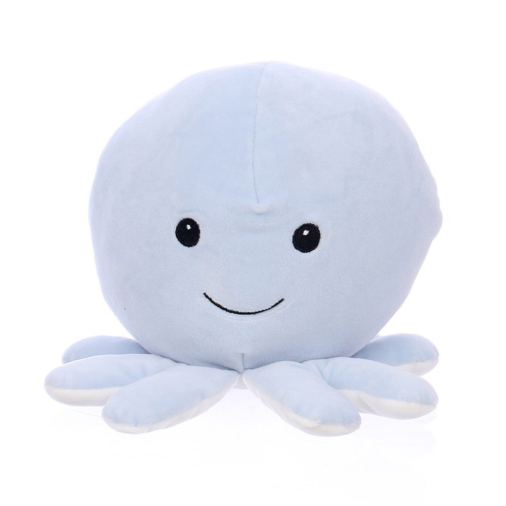 Jucarie de plus, W-web, 22 cm, Albastru deschis/Alb