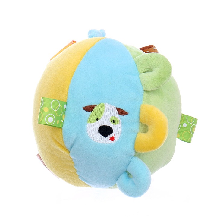 Плюшена бебешка топка - 16 см