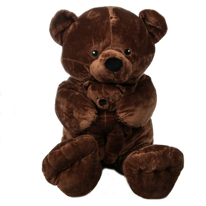 Jucarie de plus, W-web, 85 cm, Maro inchis