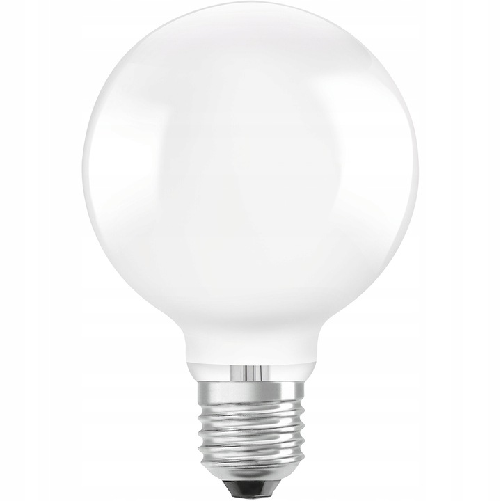 Bec LED, Ledvance, E27, G95, 4W, 3000k, 840lm, Alb