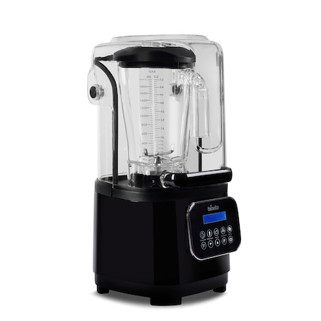 Blender Profesional cu Protectie Fonica Biovita MX-6000D, Vas 2L, 1500W, 4 Programe, Afisaj Digital, Viteza Reglabila, 28.000 RPM
