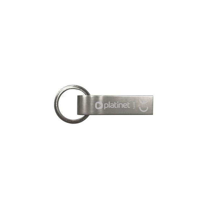 Stick memorie USB 2.0, 16GB, breloc K-Depo Platinet
