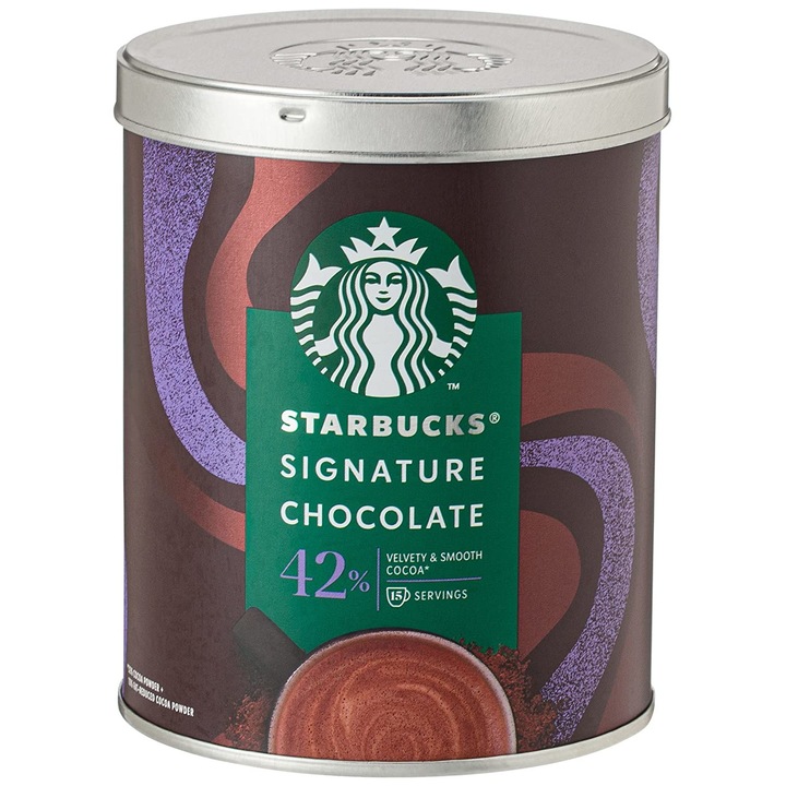 Ciocolata calda pudra Starbucks® Signature Chocolate 42%, 330 g