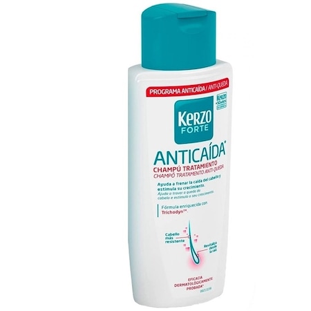 Sampon cu tricodina care impiedica caderea si stimuleaza cresterea parului, Kerzo, Anticqida, 150 ml