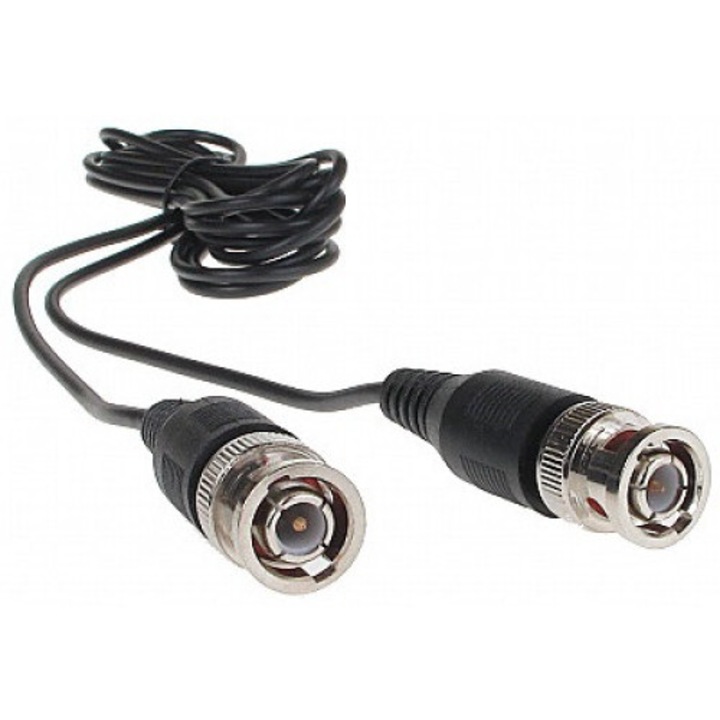 Cablu cu mufa BNC, Inny-D, 75 ohm, 3 m, Negru