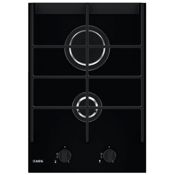 Plita incorporabila AEG HC412001GB, Gaz, 2 arzatoare, Dispozitiv siguranta, 36 cm, Negru Plita incorporabila AEG HC412001GB, Gaz, 2 arzatoare, Dispozitiv siguranta, 36 cm, Negru