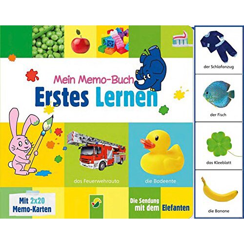 Memo-Buch Elefant Erstes Lernen