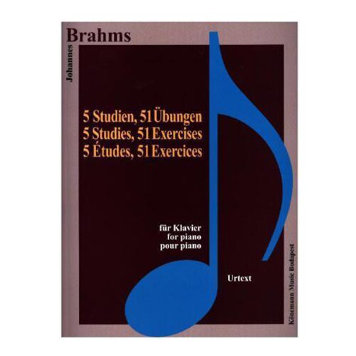 Brahms, 5 Studien, 51 ubungen - Johannes Brahms