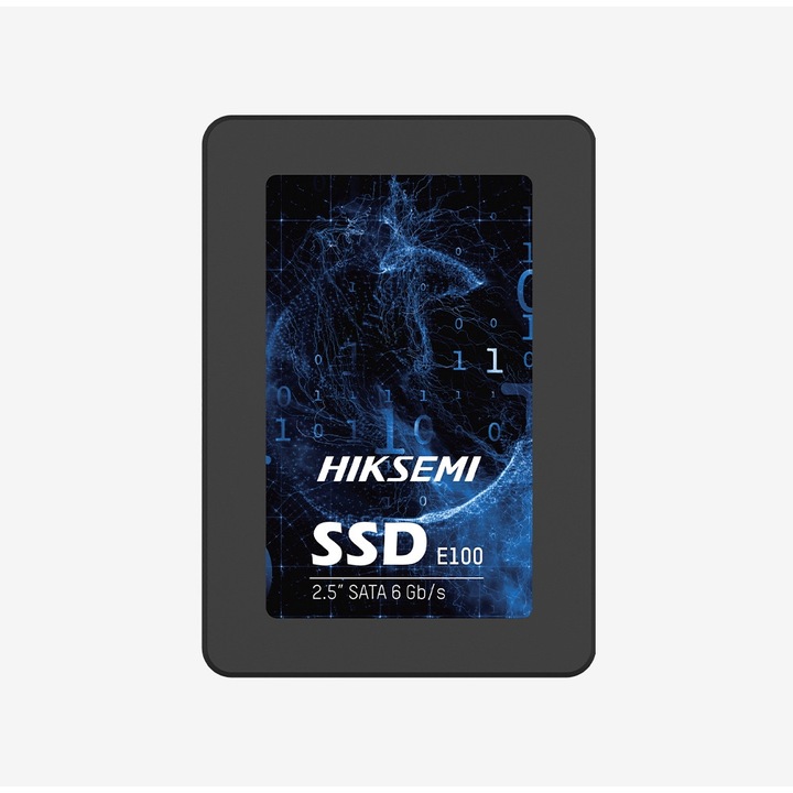 SSD, HIKSEMI, 128 GB, 2.5 inch, SATA III, Viteza de citire 550 MB/s, Viteza de scriere 430 MB/s, Negru