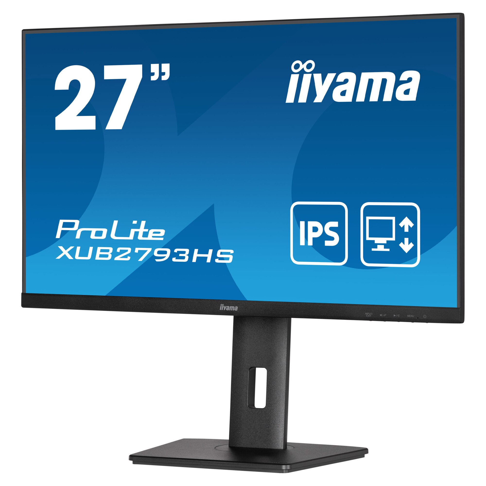 Монитор IIYAMA XUB2793HS-B5, 27'', IPS LED Panel, 3-side borderless ...
