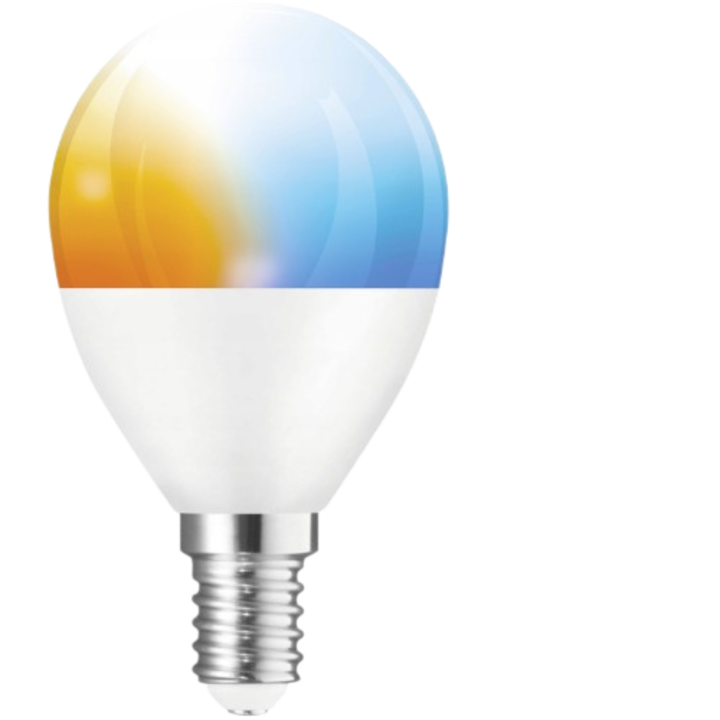 Смарт крушка, Спектър, Пластмаса, 5W, Студено/топло/неутрално бяло