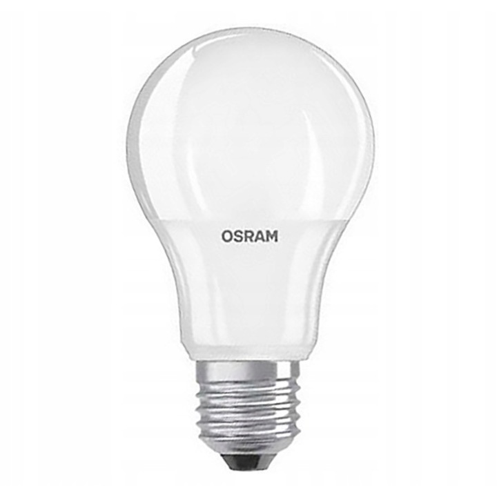 LED крушка, Osram, A60, E27, 6W, 470lm, 6500K, Бяла