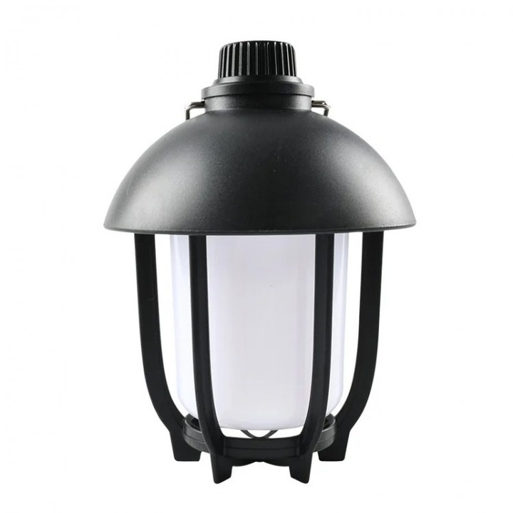 Акумулаторна къмпинг лампа с регулируема яркост, SW-8228-30, цвят черен