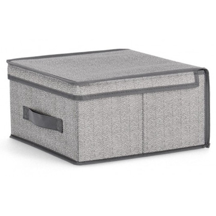 Set 6 cutii depozitare gri Tidy 30x30x16 cm