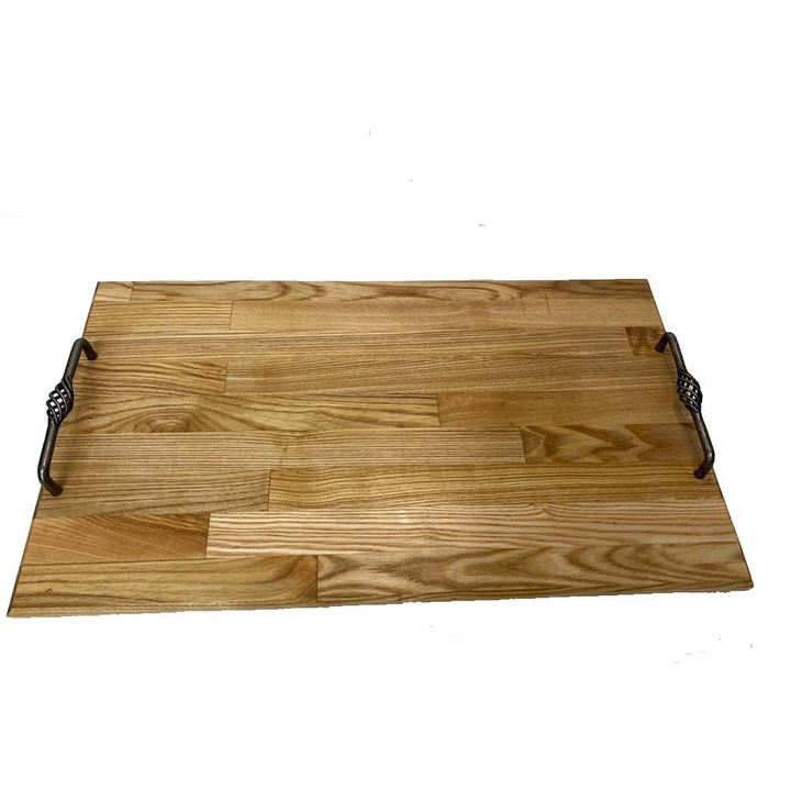 Platou servire din lemn de frasin1,8 cm grosime si 55 cm lungime cu 31 cm latime