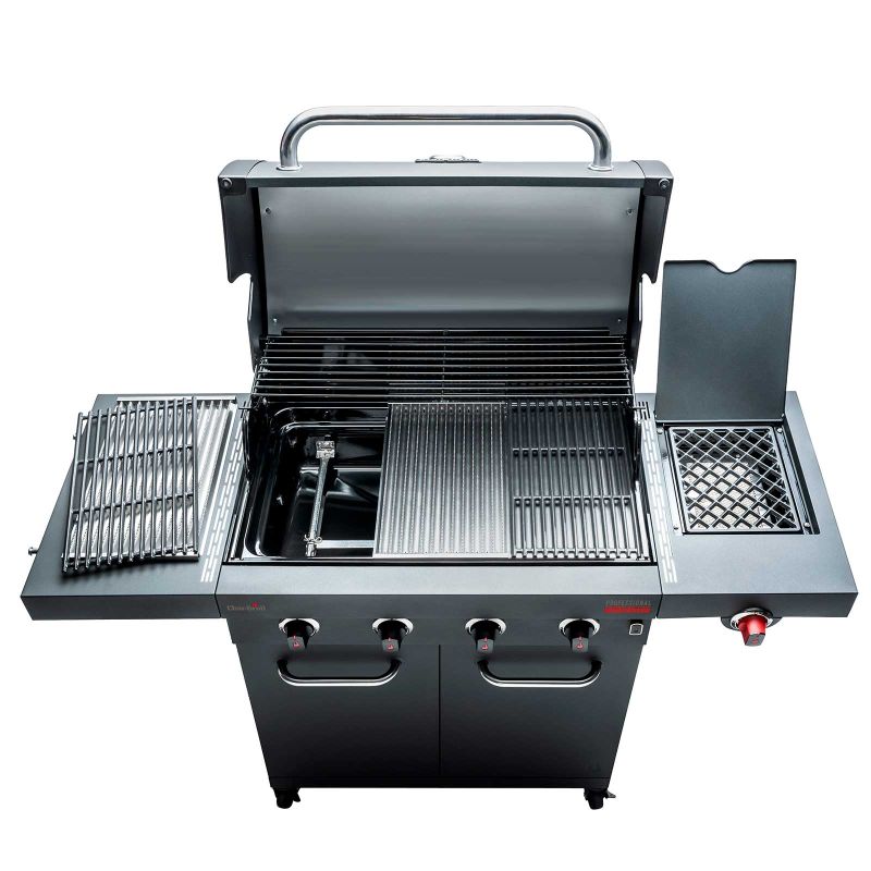Char-Broil Professional Power Edition 4 gázgrill, öntöttvas rácsok és ...