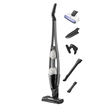 Aspirator vertical fara fir Electrolux ES62HB25UV Hygienic 600, 25.2 V, lumini LED, autonomie 40 min, capacitate de colectare 0.3l, nivel de zgomot 79 dB, negru