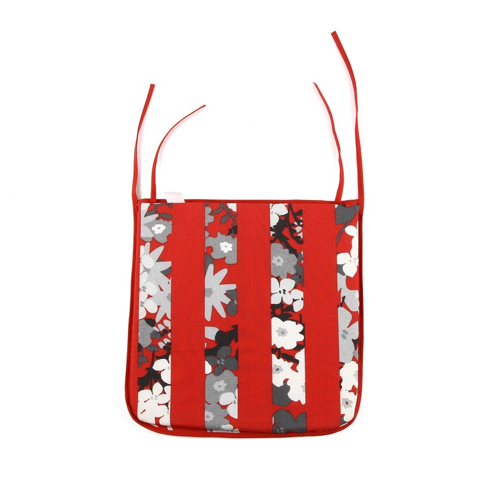 Perna decorativa pentru scaun de bucatarie sau terasa IS0891, Dimensiuni 38 x 37 x 2 cm, Multicolor