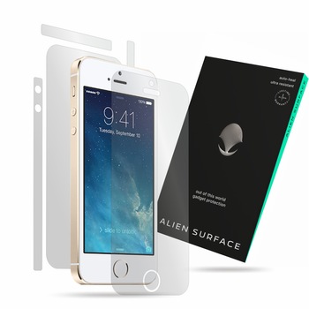 Folie Alien Surface, Apple iPhone 5, protectie ecran, spate, laterale Folie Alien Surface, Apple iPhone 5, protectie ecran, spate, laterale
