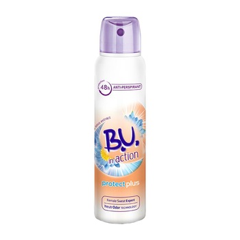 Deodorant Spray BU, In Action, Protect Plus, 150 ml Deodorant Spray BU, In Action, Protect Plus, 150 ml