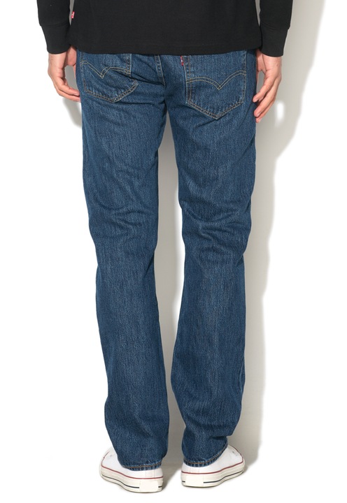 Levi's, Jeansi drepti albastri 501®, Albastru, W31-L32