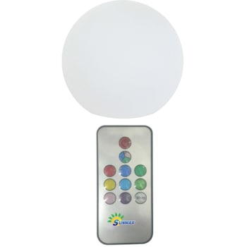 Lampa solara LED de exterior Flink, glob cu telecomanda, 600mAh Lampa solara LED de exterior Flink, glob cu telecomanda, 600mAh
