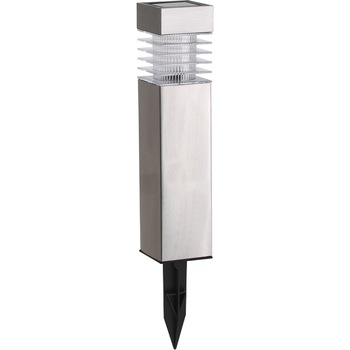 Lampa solara Flink, stalp aluminiu cu dispersor grilat Lampa solara Flink, stalp aluminiu cu dispersor grilat