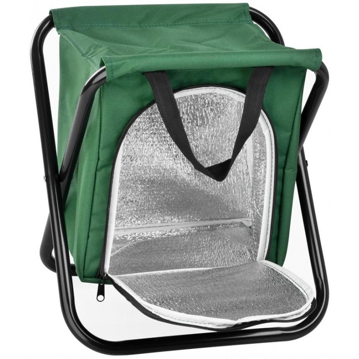 Сгъваем стол с топлоизолираща чанта SGTT, За риболов или къмпинг, 32x27x34 см, макс.150кг