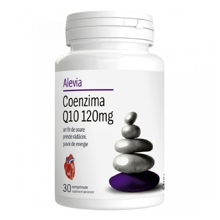 Coenzima Q10 120mg, 30 comprimate, Laboratoarele Alevia