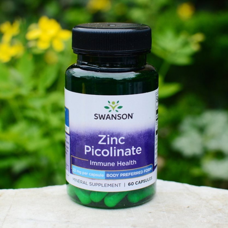 Zinc Picolinate Body Preferred Form, 22mg, Swanson, 60 capsule SW1113
