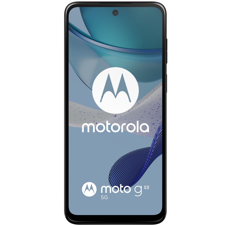 Motorola Moto g53 Mobiltelefon, Kártyafüggetlen, 128GB, 4GB RAM, 5G, Ink Blue