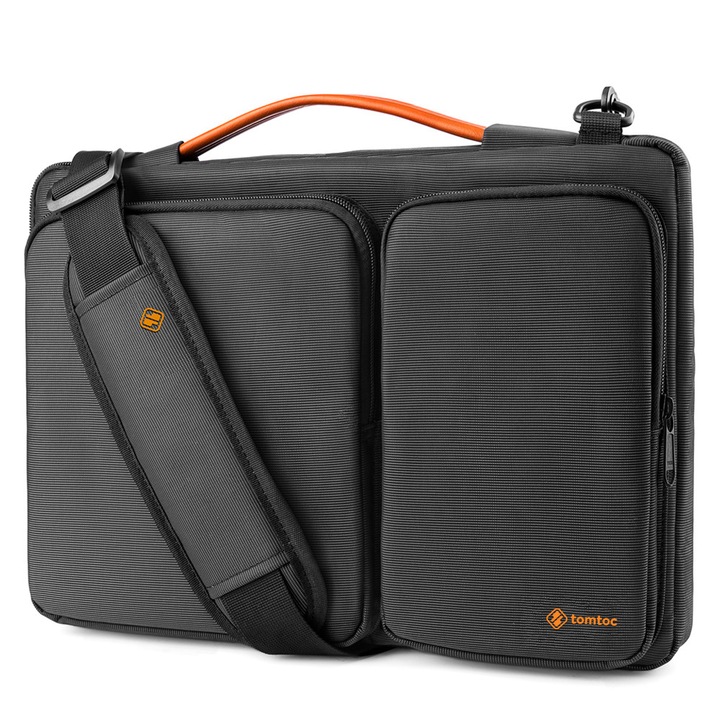 Geanta Laptop 16" - Tomtoc Defender Laptop Briefcase (A42F2D1) - Negru