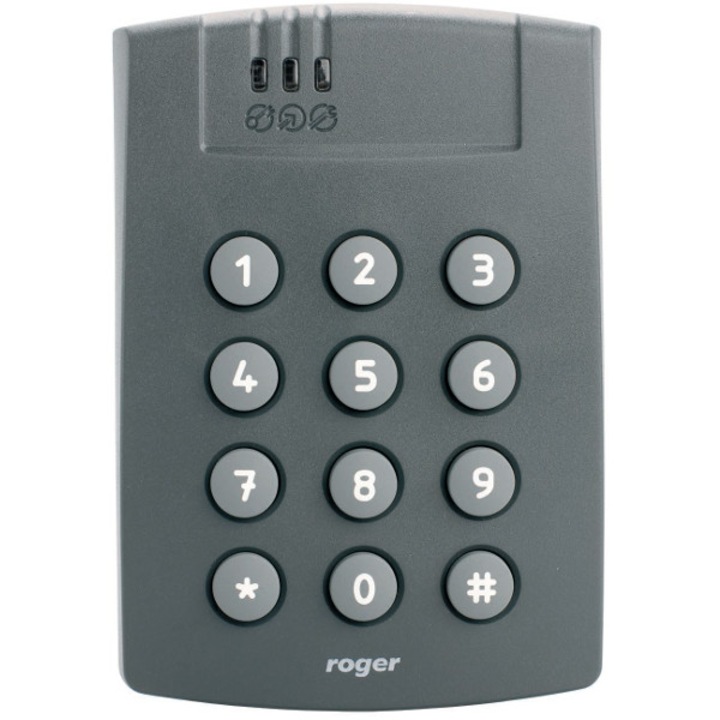 Cititor cartele proximitate MCT64E-IO, ROGER+RACS+5, 115 x 80 x 35 mm, Negru