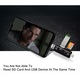 Универсален високоскоростен 5 в 1 USB хъб и Card Reader, Модел Combo 5, Type C, Usb, Micro Usb, Tf, SD Memory Card Reader, OTG Card Reader, Черен