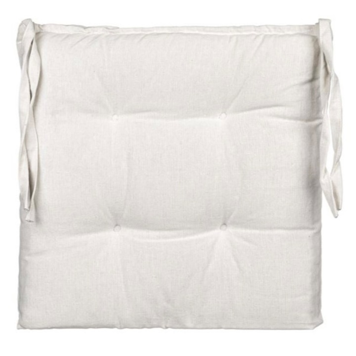 Perna pentru scaun, alb murdar, 40 x 40 x 5 cm