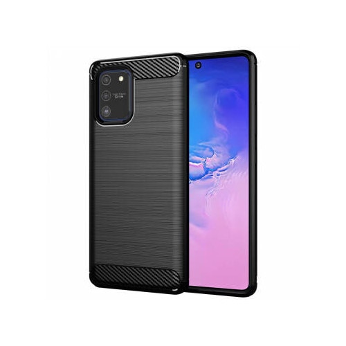 Husa pentru Samsung Galaxy S10 Lite G770, Techsuit, Carbon, Neagra