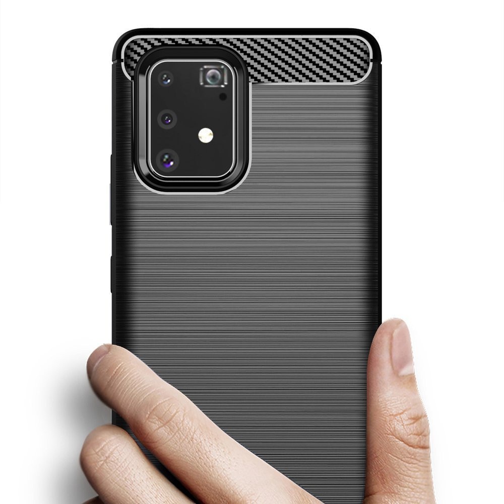Husa pentru Samsung Galaxy S10 Lite G770, Techsuit, Carbon, Neagra