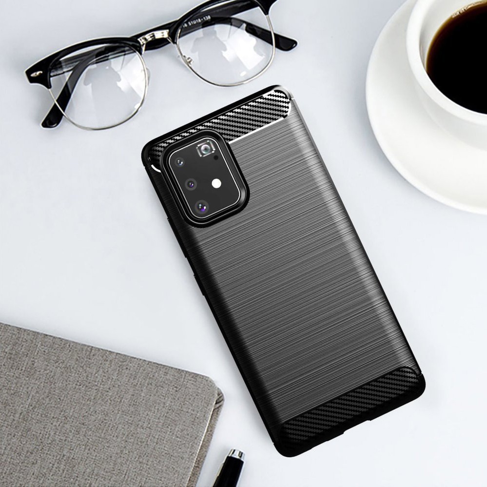 Husa pentru Samsung Galaxy S10 Lite G770, Techsuit, Carbon, Neagra