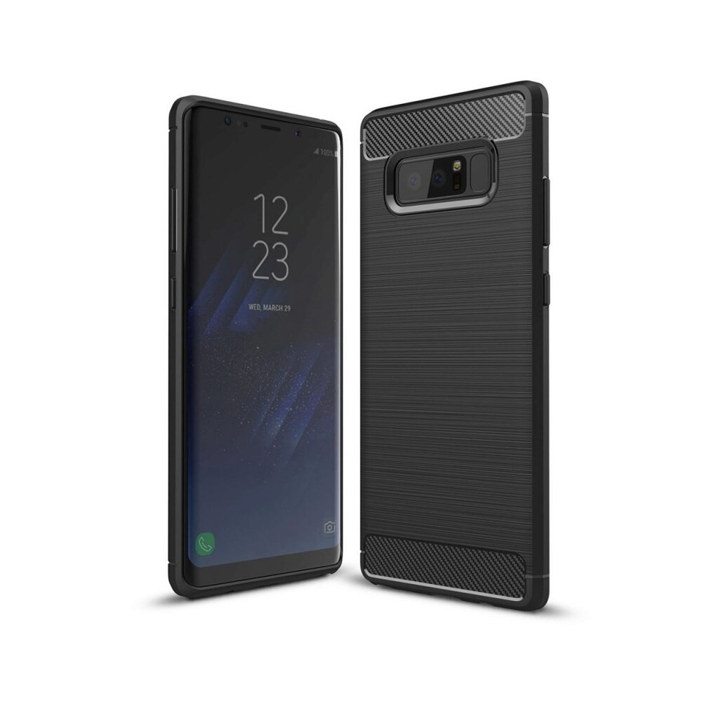 Husa pentru Samsung Galaxy Note 8 N950, Techsuit, Carbon, Neagra