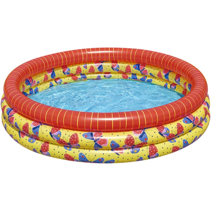 Надуваем басейн Bestway - Beautiful Butterfly, 168 х 38 см