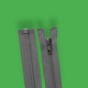 Fermoar plastic detasabil, lungime 70 cm, Gri