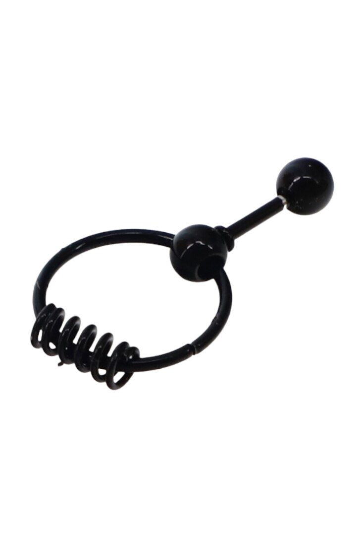 Piercing, NO825, 2 cm, Negru eMAG.ro