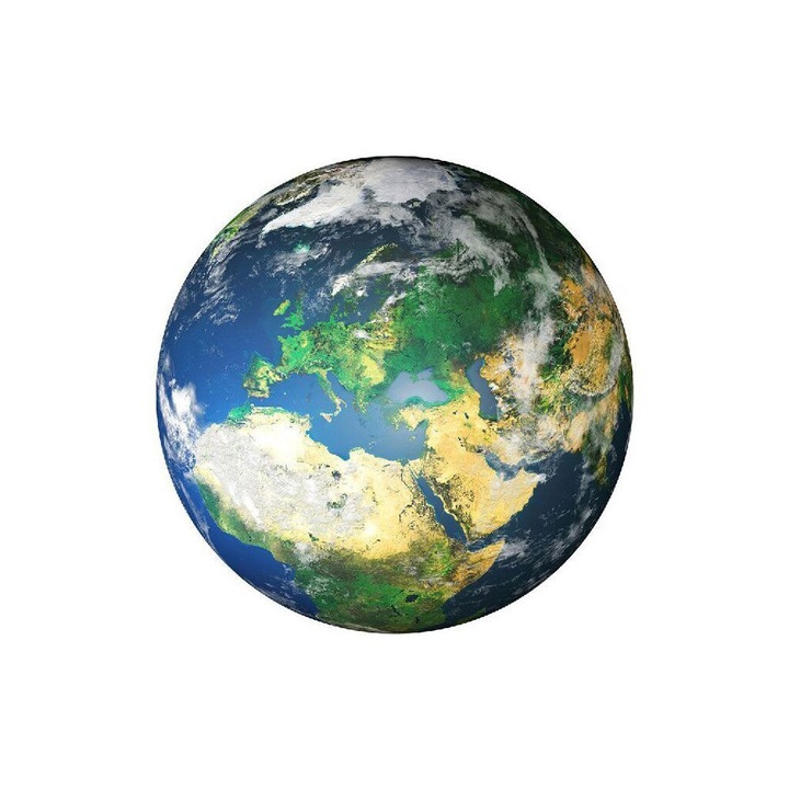 Sticker Glow in the dark Luxer, Autocolant Globul Pamantesc Fosforescent, Europa, 30 cm