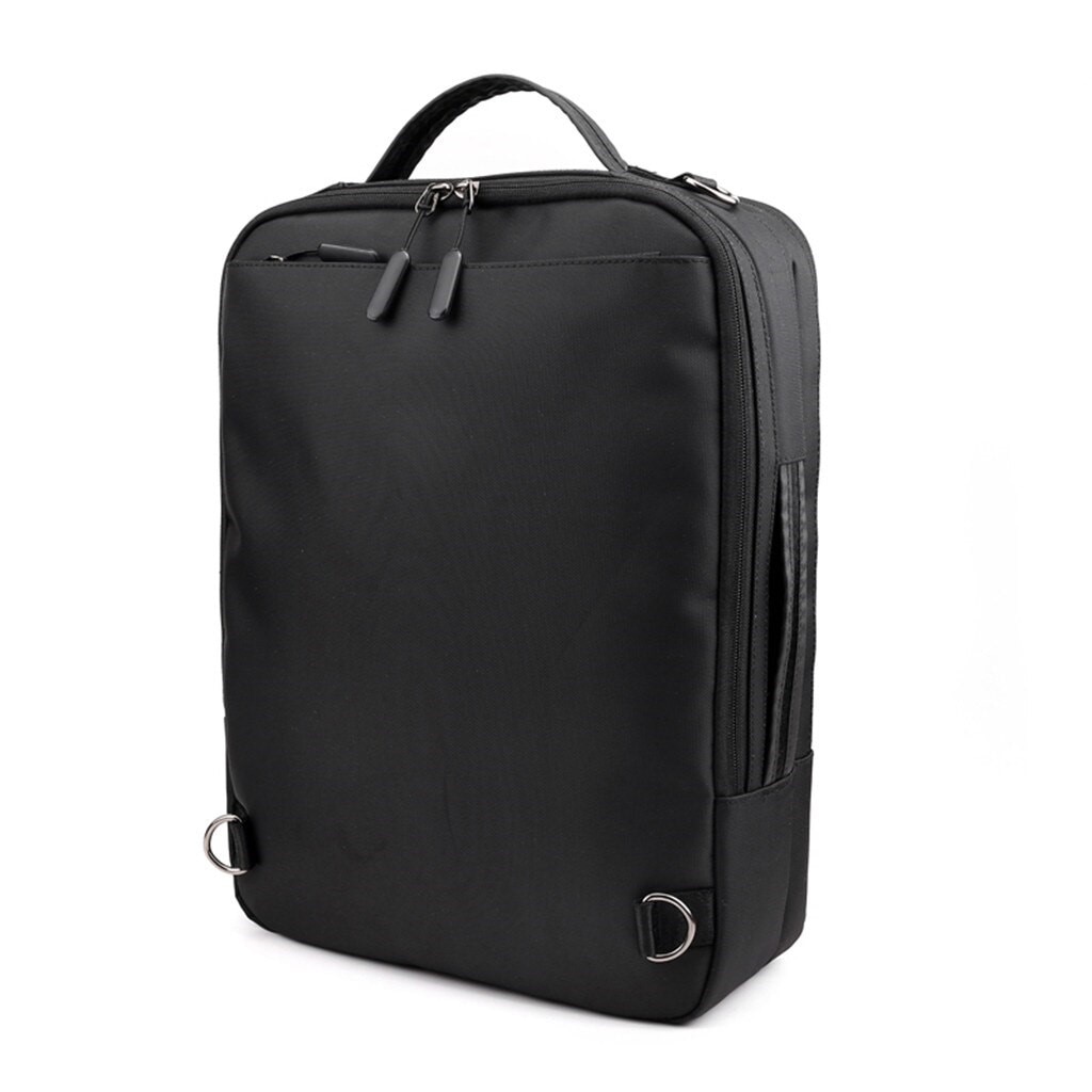 Rucsac laptop 15.6" smart business, convertibil, cu port de incarcare USB, Escalate, 30x13x41 cm, Negru