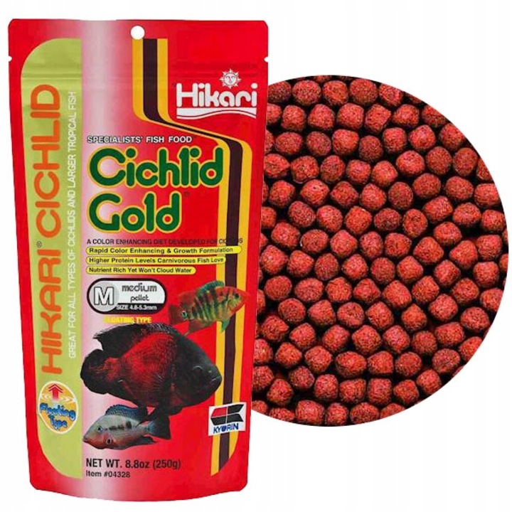 Hrana ciclide, Hikari, Cichlid Gold, 250 g