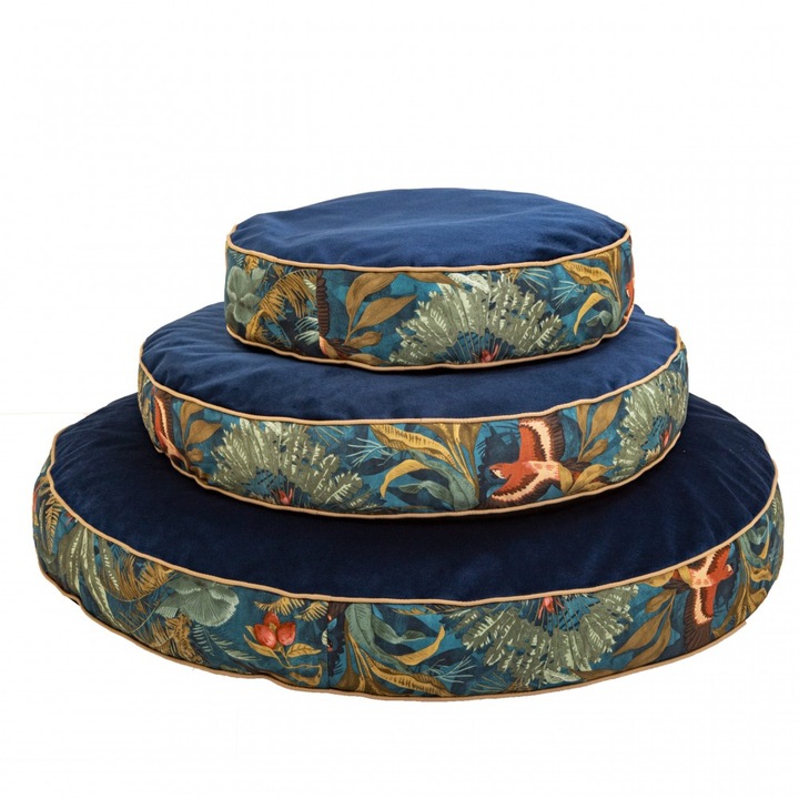 Jungle Kör Alapú Fekhely kisállatoknak, Dzsungelmintás, M-es méret