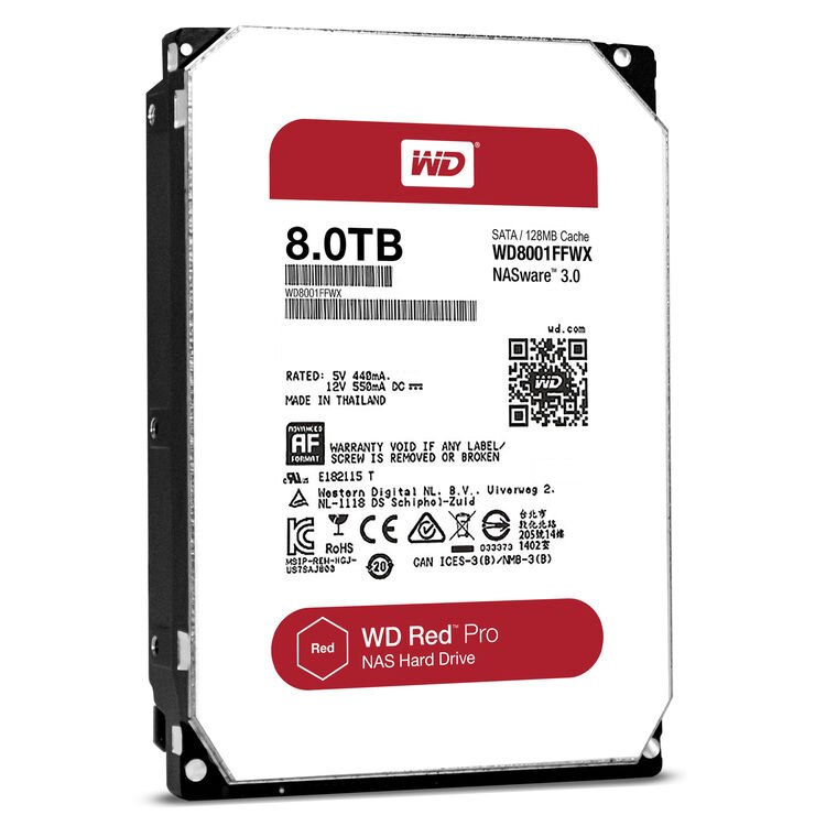 HDD NAS Western Digital 8TB Red Pro SATA3 3.5