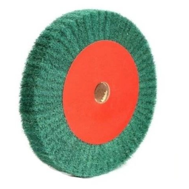 Disc pasla verde slefuit sau lustruit inox, metale, diametrul de 125mm